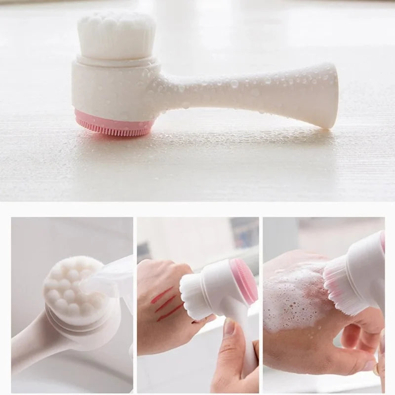 Brosse nettoyante visage 2-en-1