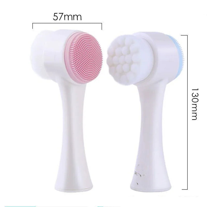 Brosse nettoyante visage 2-en-1